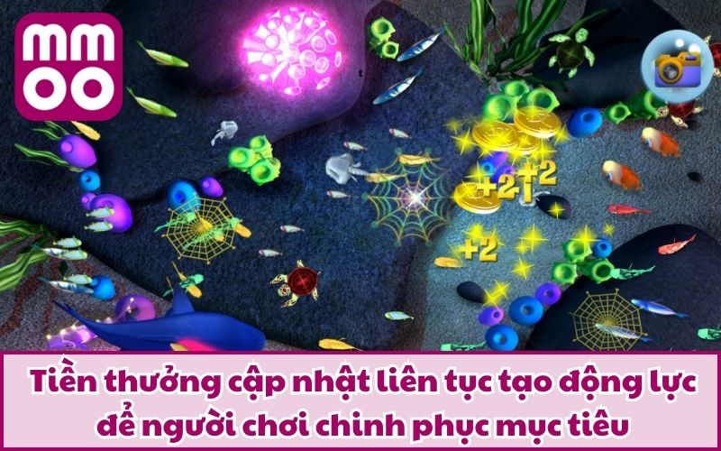 Bắn Cá Khủng Long - Game Hot Hit Tại Sân Chơi Cá Cược MMOO 4 Tiền thưởng cập nhật liên tục tạo động lực để người chơi chinh phục mục tiêu